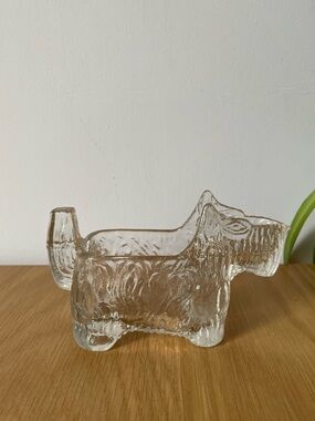 Vintage L.E. Smith Glass Scottie Dog Creamer Pitcher 1930s